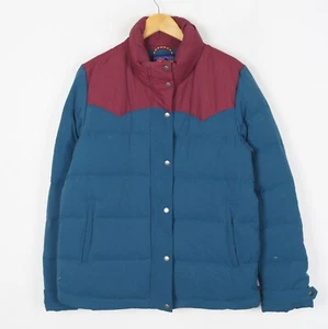 PATAGONIA Women's Jacket Size L Purple Insulated Down Fill Zip Pocket s12575 - Picture 1 of 7