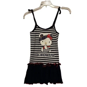 Girls Blu Mediterranean Lifestyle Hello Kitty Croatia Sailor Dress Sz 10 NWT - Picture 1 of 3