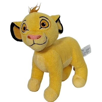 Disney Lion King Young Simba Gold Plush Stuffed Animal Just Play 9" - Image 1 of 4