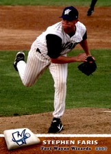 2007 Fort Wayne Wizards Grandstand #9 Stephen Faris Richmond Virginia VA Card