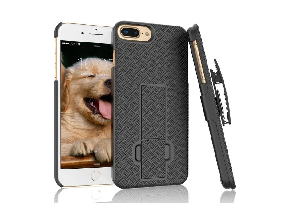 Capa e coldre Verizon para iPhone 8/7/6s/6 | Cor: preto - Imagem 1 de 3