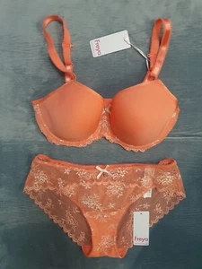 Freya Lingerie Set Bra-Panties EU 65G Orange - Bild 1 von 10