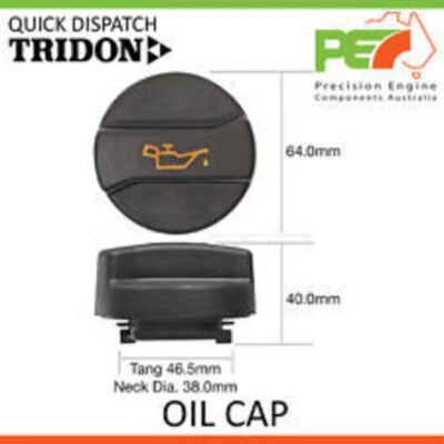 New * TRIDON * Oil Cap For Volkswagen Jetta 2.0 TDi 2.0L BKD 4 Cyl 16V DOHC - image 1 of 4