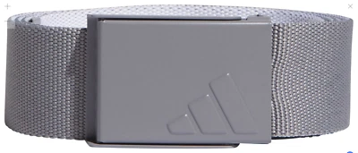 Nuevo Adidas Golf Reversible Cinturón Web Gris Tres/Blanco ENVÍO EL MISMO DÍA Foto 1 de 3