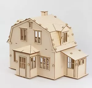 1:18 Dorothy Mary Wooden Dollhouse 42cm Width Miniature Kids Gift Home Decor - Picture 1 of 8