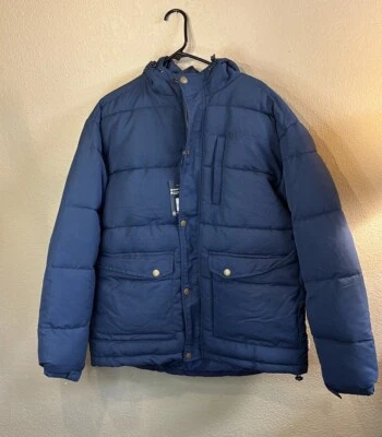 Nuevo Abrigo Magellan Para Hombre Azul Exterior Utilidad Puffer Chaqueta Abrigo Calce Clásico Lg Foto 1 de 4