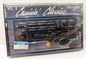 1989 Cruisin Classics Vol 2: 70's & 80's Cassette Tape (New) Various Artists - Picture 1 of 10