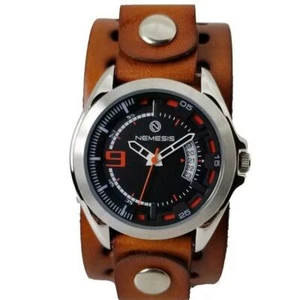 Reloj Calendario Nemesis Sully Acero Inoxidable 5ATM con Banda de Puño Sólido BB270N - Imagen 1 de 4