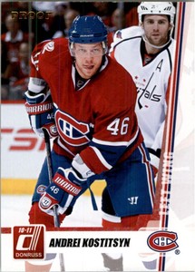 2010-11 Donruss Press Proofs #152 Andrei Kostitsyn /100