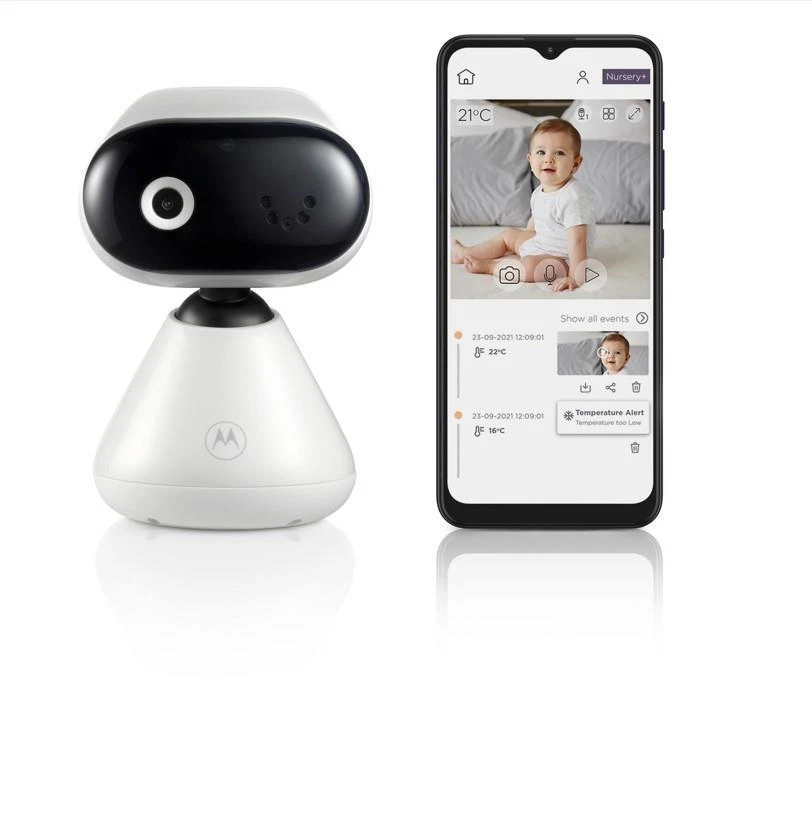 Motorola PIP1000 Smart WiFi Video Baby Camera Temperature Monitoring Smart Only