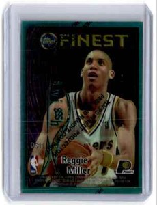 1995-96 Topps Finest Dish Swish Reggie Miller Mark Jackson Indiana Pacers #DS11
