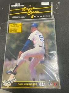 1989 Dodgers super stars 5 action shots
