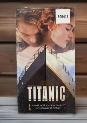 Titanic (VHS, 1998, 2-Tape Set, Pan-and-Scan) BRAND NEW SEALED Paramount Sticker - Image 1 of 4