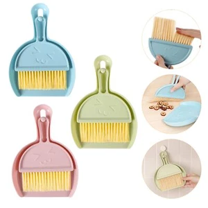 3PCS Mini Broom and Dustpan Set for Home, Car, Kitchen, Table, Kids - Durable - Picture 1 of 8