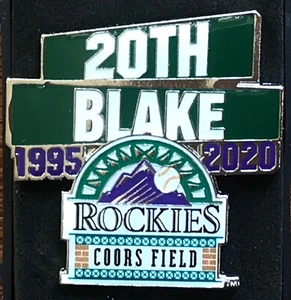 Prendedor de diseño personalizado Colorado Rockies Coors Field 25 aniversario 2020 - Imagen 1 de 2