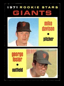 1971 Topps #276 Mike Davison/George Foster Giants Rookies NM+ X2833746