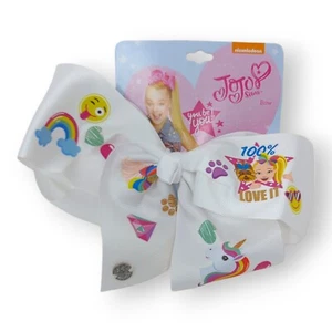 JoJo Siwa Hair Bow Rainbow, Unicorn, & BowBow Dog Soft Multicolored Bow New - Picture 1 of 6