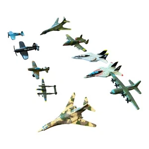 Vintage Micro Machines Military Lot Terror Troops Plane Jet - Picture 1 of 9