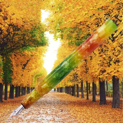 Mini Acrylic Glass Dip Pen Fountain Pen Pocket Travel Colorful Gift Pen - Image 1 of 4