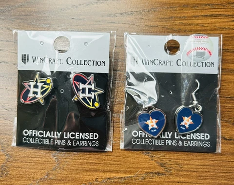 Lot of New Houston Astros Women’s Earrings! Cover