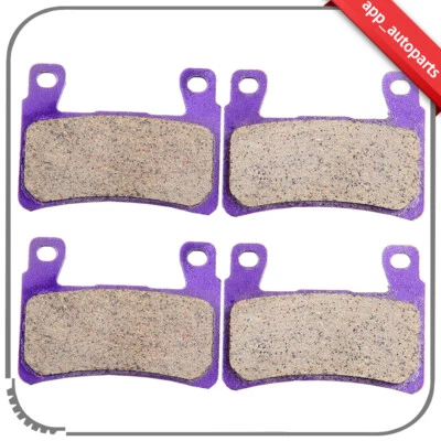 Pastillas de freno delanteras de fibra de carbono para Honda CBR600F4 1999 2000 CBR600RR 2003 2004 Foto 1 de 4