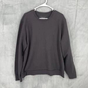 Tesla Sweatshirt Adult Medium Black Crewneck Long Sleeve Pullover Logo Embroider - Picture 1 of 10