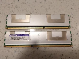 4GB PC3-10600 DDR3-1333 ECC Registered CL9 Dual Rank RAM ACT4GHR72Q4G1333S - Picture 1 of 1