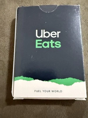 UberEats collectable Poker playing cards Full Deck Full Size Free Shipping - Image 1 of 4