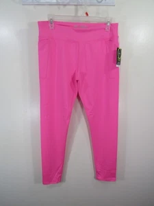 New Athletic Works Core Legging Size XL 14 16 Girls Pink Pockets - Picture 1 of 5