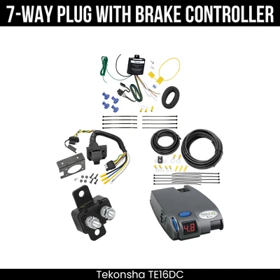 Tekonsha 7 路拖车布线 + 制动控制适用于 24-25 马自达 CX-90 2025 CX-70 — 第 1/4 张图片