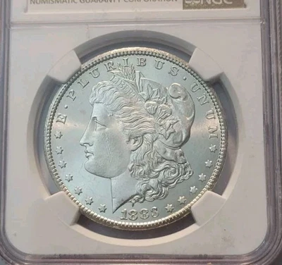 1883 Carson City Morgan Silver Dollar CC UNC Uncirculated