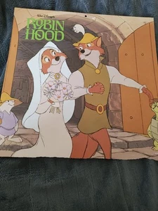 Robin Hood Calendario Vintage Stampa Disney - Foto 1 di 1