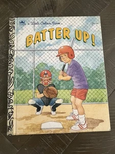 1991 Little Golden Book #211-68 BATTER UP! by Andrew Gutelle, Very Nice - Picture 1 of 7