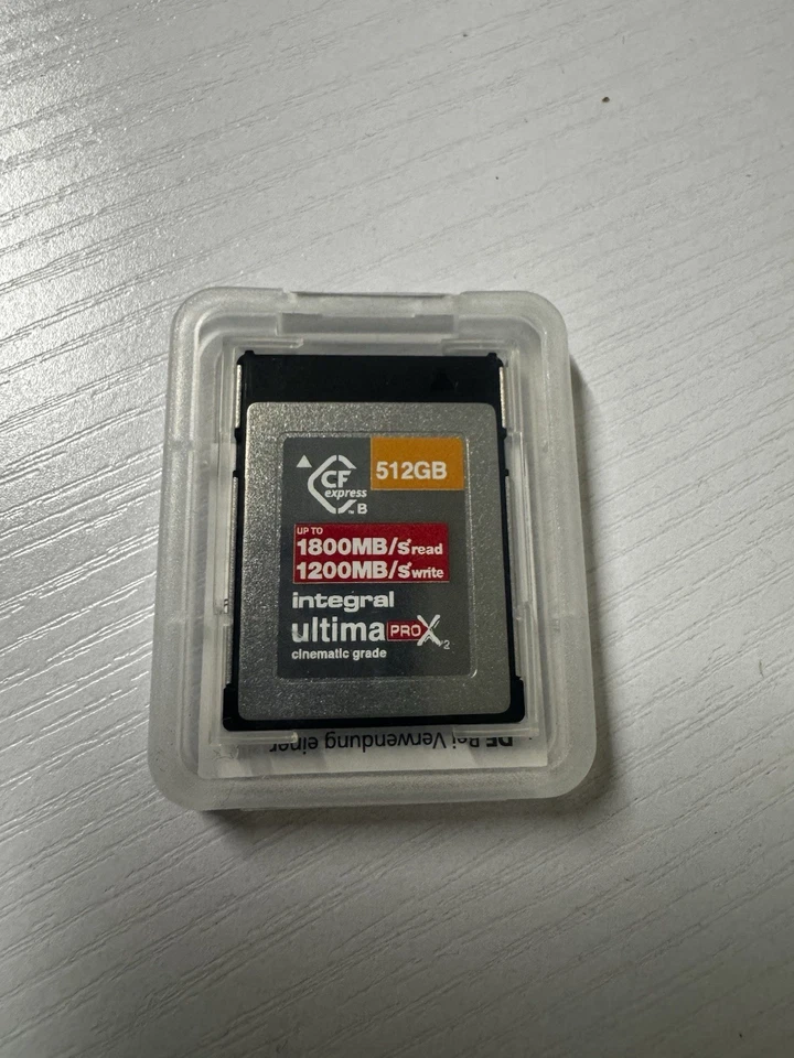 Integral Ultima Pro X2 512GB SDXC Memory Card Read 1800 Speed Write 1200 MB UK - Image 1 of 1