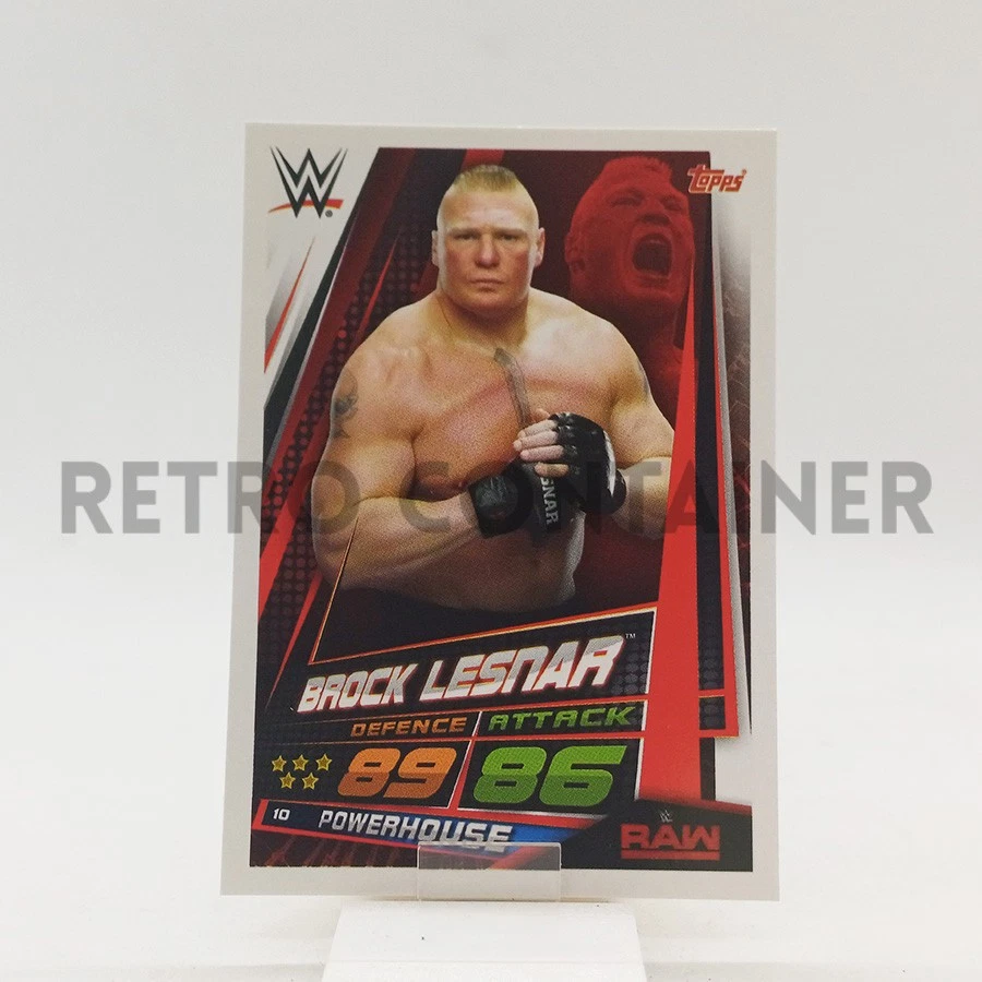 TOPPS WWE Slam Attax Universe 2019 Wrestling Card - 10 Brock Lesnar - Image 1 of 1