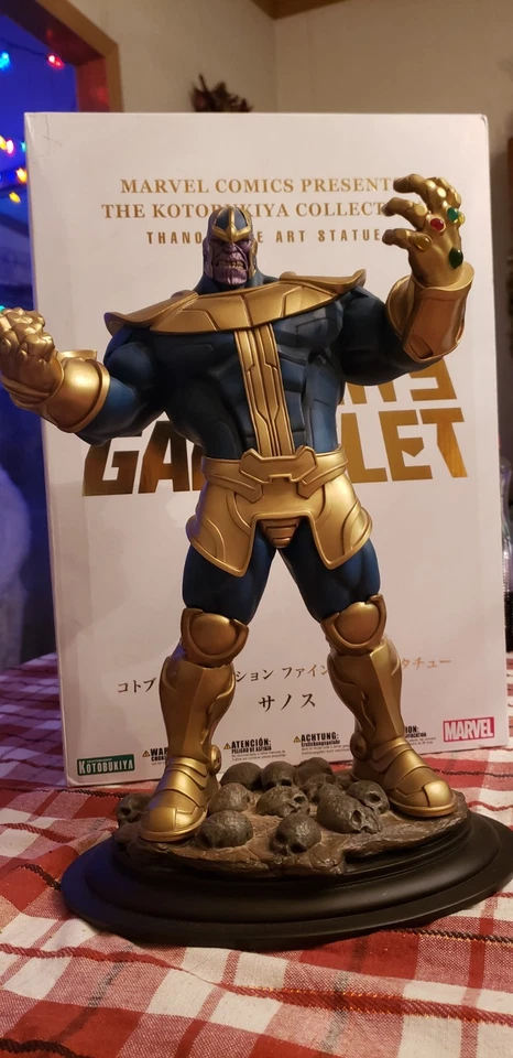 Kotobukiya Thanos Fine Art Statue  Marvel Infinity War Infinity Gauntlet - Image 1 of 4
