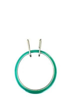 Vintage Embroidery Hoop 4" Pinch Tension Round Plastic Cross Stitch Squeeze - Image 1 of 2