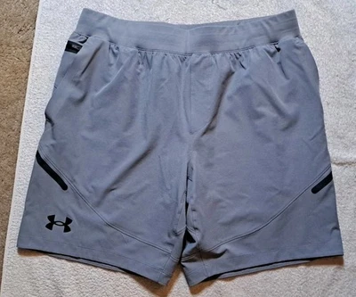 Under Armour Men's UA Unstoppable Shorts Gray XL 1370378 035 Fitted - Image 1 of 4