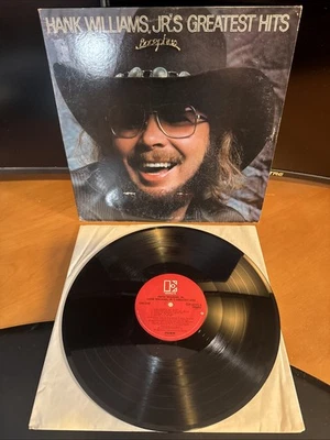 Hank Williams Jr.'s Greatest Hits, 1982 Elektra/Curb CH 60193–Record-Vinyl B8 VG - Image 1 of 4