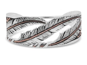 Montana Silberschmiede Armband Damen Feder Silber Gold BC4222RG - Bild 1 von 4