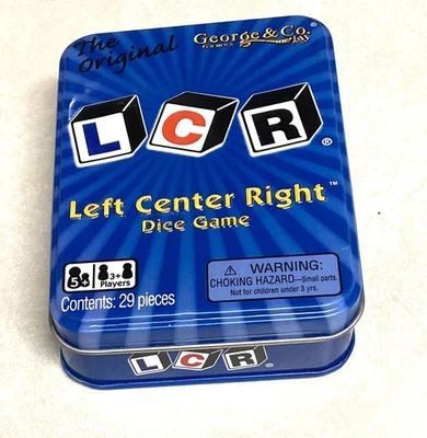 LEFT CENTER RIGHT DICE GAME - Image 1 of 4
