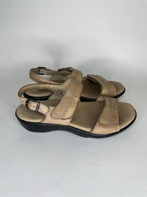 sas tripad comfort sandals Women Size 7M Brown Leather Ankle Strap Made In USA - Image 1 of 4