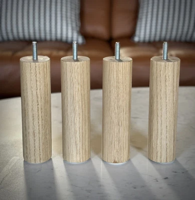 Ikea MORABO 4 Pack Furniture Legs SOLID WOOD 6 1/4" 204.563.48 New! - Image 1 of 3