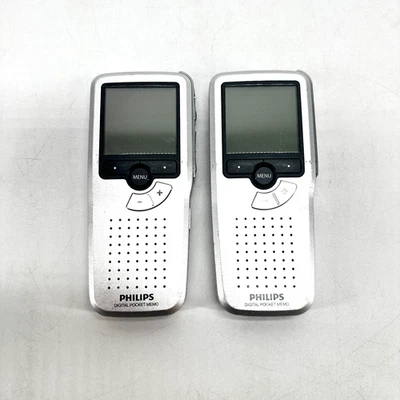 Philips  Digital Pocket Memo LFH-9370 Voice Command Recorder Set of 2 - Image 1 of 4