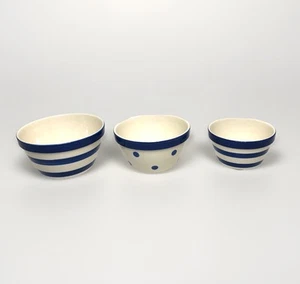 Mason Cash Nesting Mixing Bowls Set of 3 Polka Dot & Striped 18,24,30 * - Picture 1 of 15