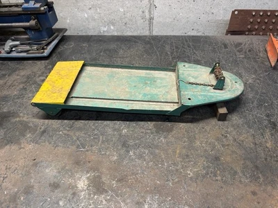 vintage STRUCTO LOW BOY FLAT BED TRACTOR HAULER TRAILER TOY - Image 1 of 4