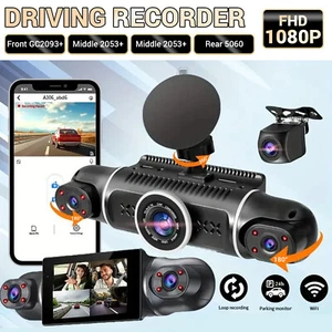 4 Lens Car Wifi Dash Cam 1080P DVR Camera Driving Video Recorder Night Vision - Picture 1 of 15