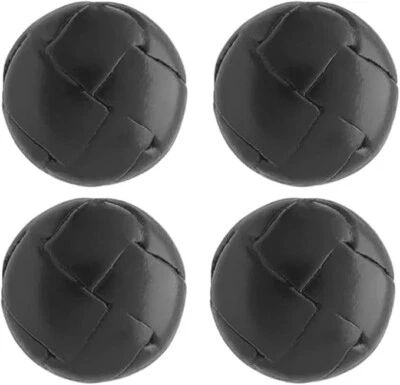 ATbutton Brand Large (7/8"), Black Genuine Leather Buttons- Set of 4 from Puerto - Image 1 of 3