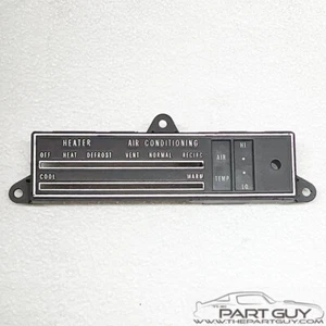 68-69 OLDS CUTLASS A/C Heater Control FACING AC Air Climate Temp 442 1968 1969 - Bild 1 von 7