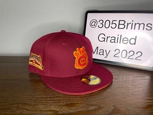 Size 7 1/4 Hat Club Chicago Cubs Waving Exclusive Fitted Hat Badlands - Picture 1 of 4